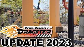 Top Thrill Dragster Construction Update Cedar Point Opening Weekend 2023