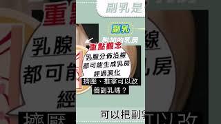 按摩可以改善副乳嗎？#副乳#減肥#瘦身#邱正宏 #談醫美 #shorts