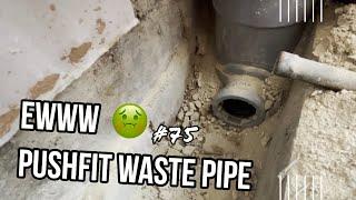 Customer CHANGES Mind On The Bath Mid 1st Fix || 075 #plumber #plumbing #bathroom