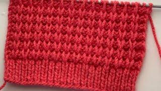 Very Easy Knitting Stitch Pattern For Sweater