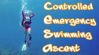 Important scuba diving ascending safety skill explained:  The CESA!
