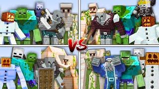 ULTIMATE ALL MUTANT MOBS BATTLE in Minecraft Mob Battle