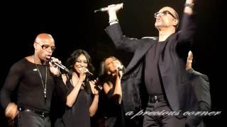 Warming up Gospel -bit on stage at Symphonica - George Michael - Hannover, Oktober 19th 2011