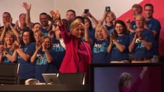 NEA Hillary in D C