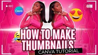 How To Make Youtube Thumbnails With Canva | Youtube Thumbnail Tutorial | 25 Days of Canva 16