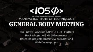 IOSD Manipal Orientation'22