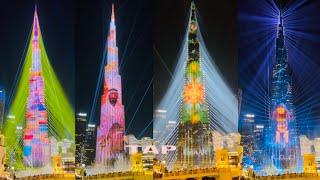 Burj Khalifa Breathtaking laser light show 2024