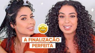 A FINALIZAÇÃO PERFEITAR PRO SEU CABELO CACHEADO! DEFINIÇÃO E VOLUME NA MEDIDA | JULIANA LOUISE