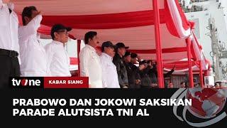 Presiden Jokowi Bersama Prabowo Menyaksikan Alutsista TNI AL | Kabar Siang tvOne