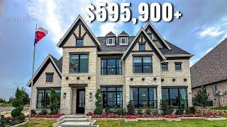 BRAND NEW LUXURY MODEL HOUSE TOUR NEAR MANSFIELD TEXAS FROM $595,900+ | Texas Real Estate