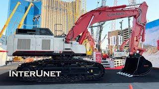 New 4X Series Link-Belt 750 Large 71.8 Tons Excavator at CONEXPO 2023