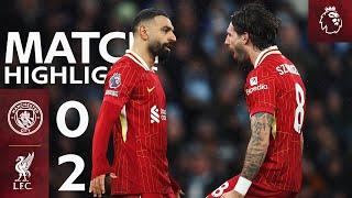 Highlights: Man City 0-2 Liverpool | Mo Salah and Dom Szoboszlai goals extend lead