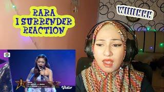 Rara I Surrender Reaction