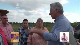 Presidente de Cuba chequea programa económico en Cabaiguán