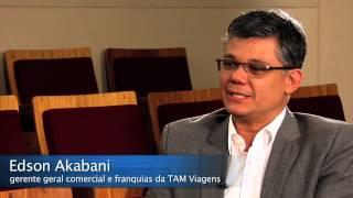 Edson Akabani, gerente geral da TAM Viagens - Bastidores do Franchising