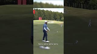 Caddies STOPS player during shot 