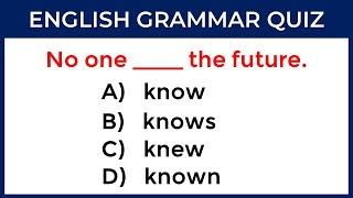 English Grammar Quiz: CAN YOU SCORE 35/35? #challenge 54