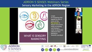 ADRION 5 SENSES Webinars Series - Sensory Marketing in the ADRION Region