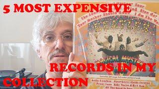 5 most expensive records in my collection..... According to Discogs