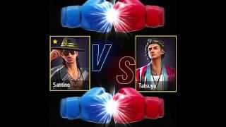 SANTINO VS TATSUYA CHARACTER  || CHARACTER ABILITY TEST | FREE FIRE CHARACTER VERSUS #freefire #ff