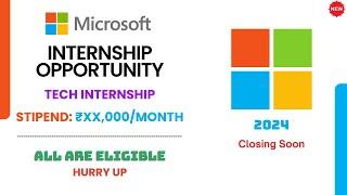 Microsoft Software Engineering Internship Overview 2024 |Tips and Requirements 2024