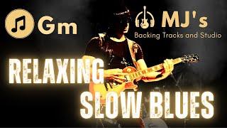 Slow Relaxing Blues in G minor | Backing Track