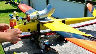 VERY VERY FAST / OPUS-V 400 Km/h 248 mph / RC TURBINE MODEL GLIDER / FLIGHT DEMONSTRATION !!!