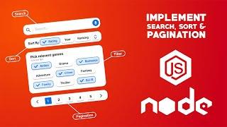 Implement Search, Sort, Filter and Pagination Rest API With Node JS  | Express | MongoDB