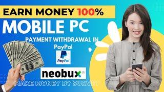 Neobux payment proof |Withdraw money | Real Earn money in Bank Account