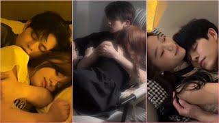 Kawaii Couple  Cuddle Sleeping At Night Routine ️‍