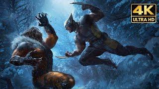 DEADPOOL 3 - Wolverine vs Sabretooth Fight Scene 2024 Movie Clip 4K Ultra HDR