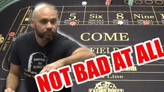 WE THOUGHT IT WAS OVER 30 Roll Craps Challenge - WIN BIG or BUST #470