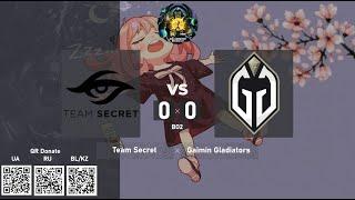 Team Secret vs. Gaimin Gladiators - ESL One Kuala Lumpur 2023. Group Stage - BO2 @4liver