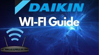 Daikin WI-FI setup (ONECTA APP)