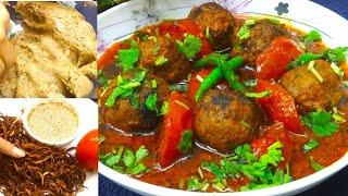 Kacche Kofte Tamatar Curry/Mutton Kofte ka lawab Salan /Traditional kofta tamatar curry