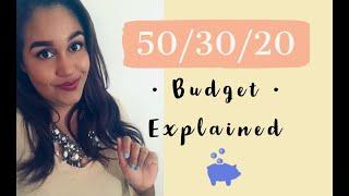 50 30 20 Budget Explained