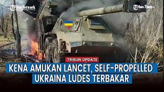Kendaraan Militer Ukraina Ludes Terbakar, Ulah Siapa?