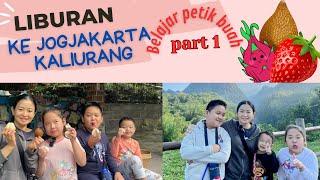 LIBURAN KE JOGJAKARTA PART 1 // KE KALIURANG PETIK ANEKA BUAH