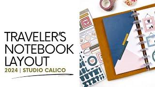 Traveler's Notebook Process 2024 | DT Studio Calico New Kits Unboxing