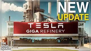 Tesla Reveals New Lithium Giga Refinery!