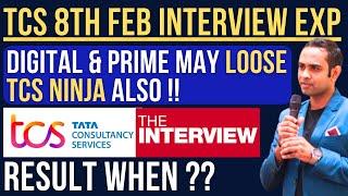 TCS 8th Feb Interview Experience | Don't Loose Ninja Also