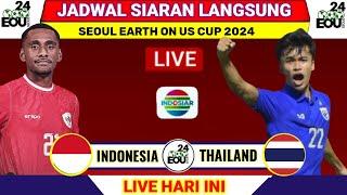 Jadwal Timnas Indonesia vs Thailand U19 Di Turnamen Seoul Earth on Us Cup 2024  Live Indosiar