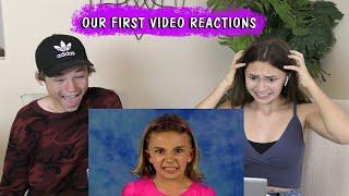 REACTING TO OUR FIRST VIDEO - SO FUNNY! | Kayla Davis