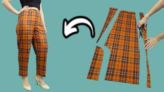 One of the easy ways to sew classic women's trousers