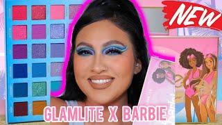 NEW! GLAMLITE X BARBIE | FULL COLLECTION | TRY ON REVIEW | SWATCHES | GLAM BY GIGI