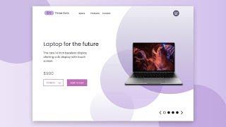 Laptop Web UI Design Tutorial For Beginners