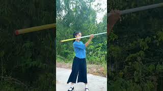 Kungfu china master 29/Hướng dẫn múa gậy #霞光腊月#kungfu #wing chun