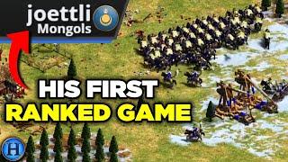 New Player Plays His First Ranked Game Ever! | AoE2 Coaching