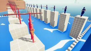 Tournament On The Pillars In The Middle Of The Sea | Totally Accurate Battle Simulator TABS