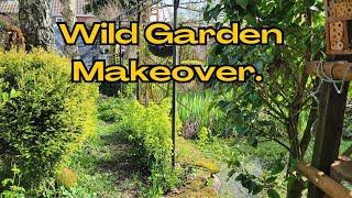 Nature RULES this garden! Wildlife Garden Makeover.